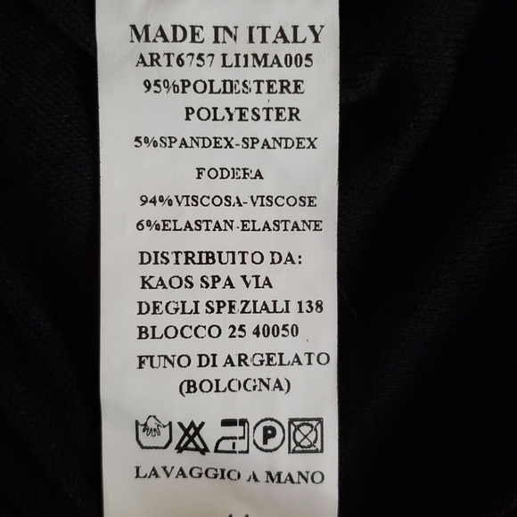 KAOS Mini Party Dress in Black Sequins Size 8 - Picture 11 of 11